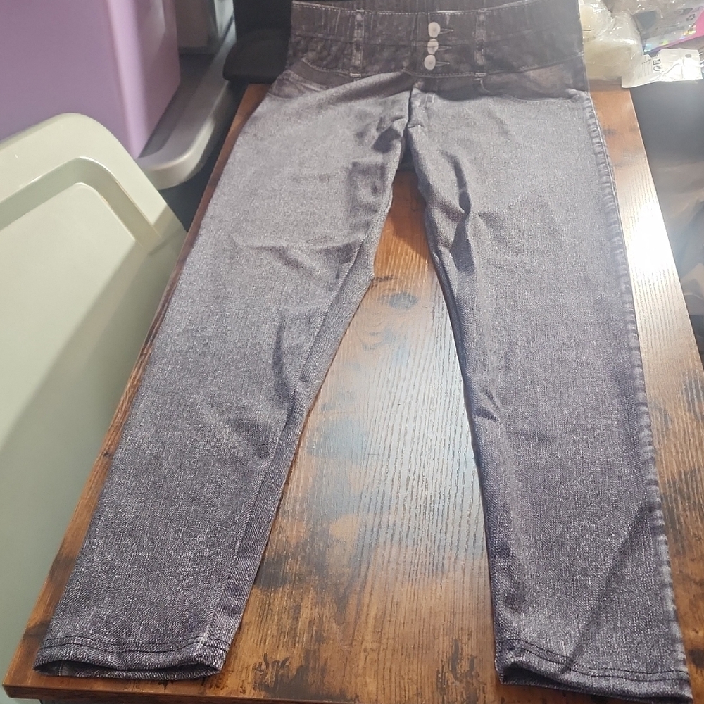 Women's High waist Skinny jeggings With Denim Print, Curve Enhancing&Shaping